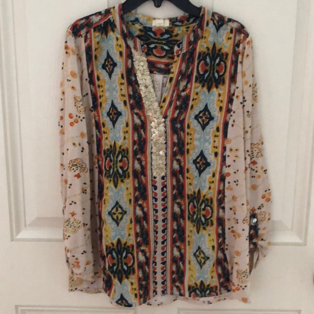 Anthropologie brand “Tiny” blouse- XS🎄